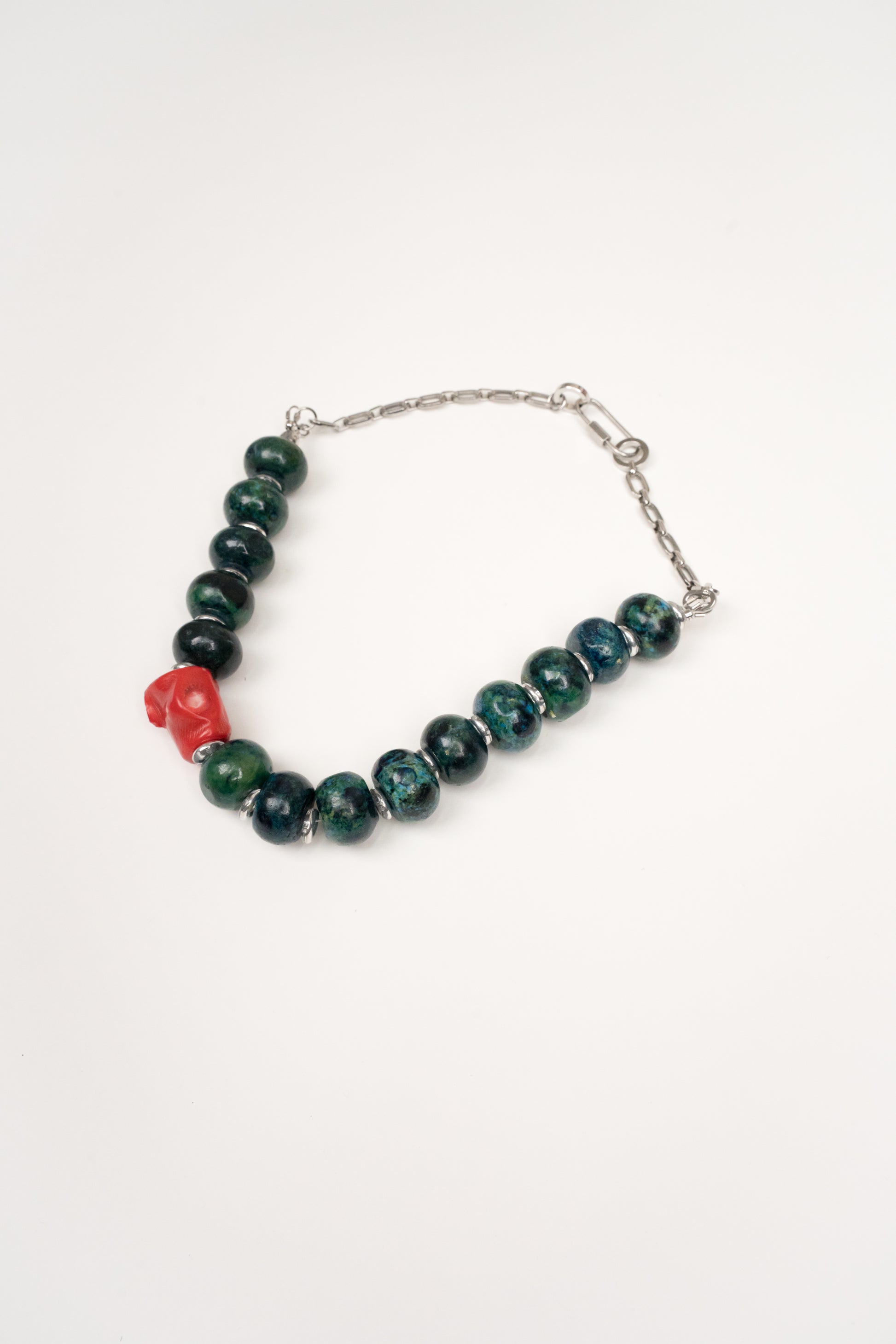 Collar turquesa amarilla