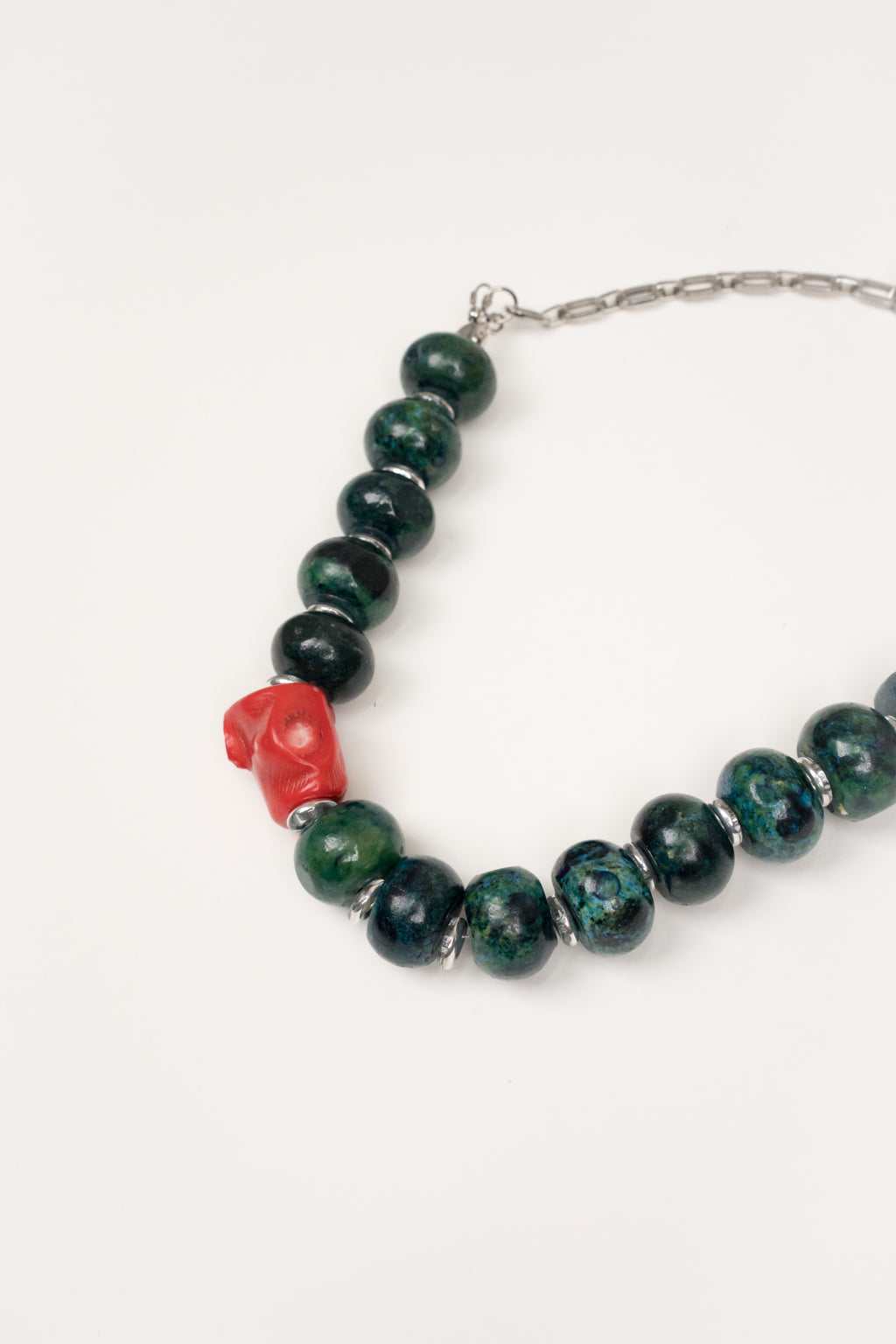 Collar turquesa amarilla